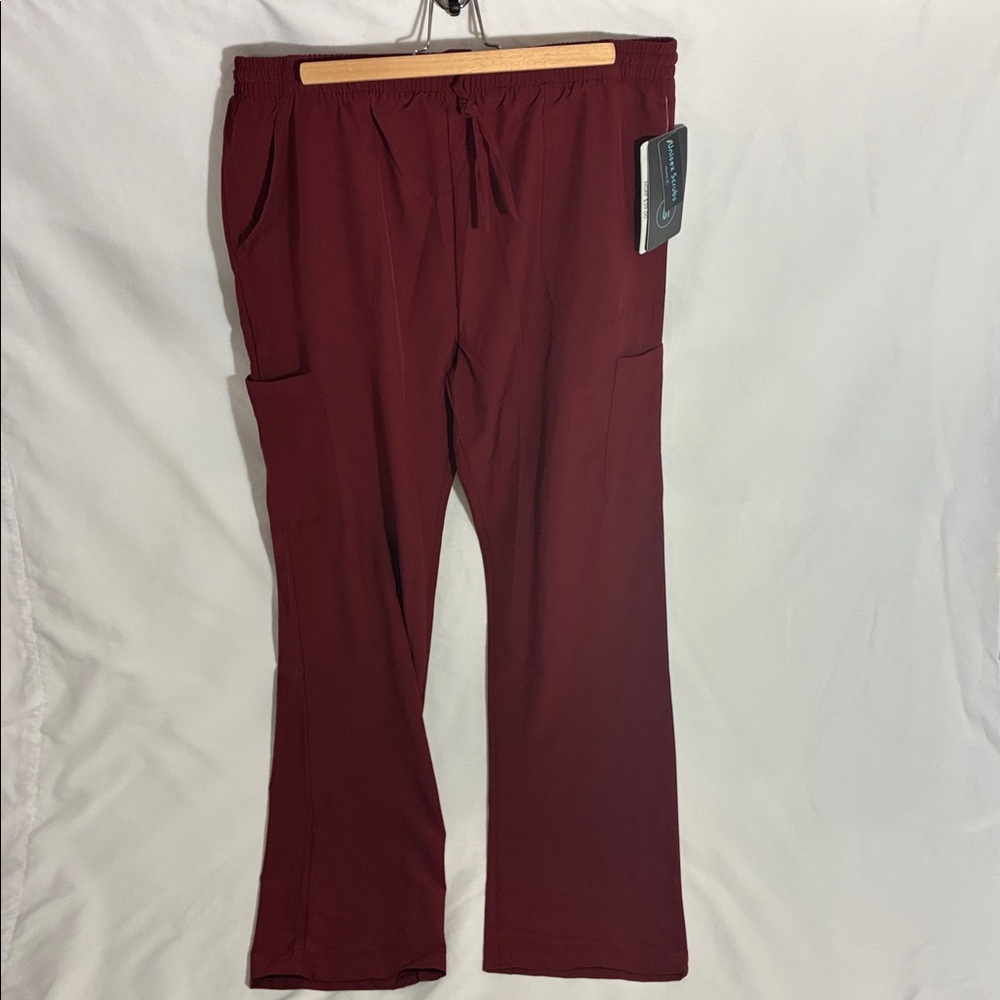 Scrubaid Wine Red Scrub Pants XL